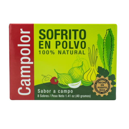 Sofrito en Polvo Campolor Puerto Rico (1 Pack - 20 Sobresitos)