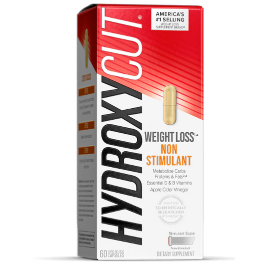 Hydroxycut Non-Stimulant - 72 Rapid-Release Capsules - 99% Caffeine Free - Metabolize Carbs, Proteins & Fats - for Women & Men